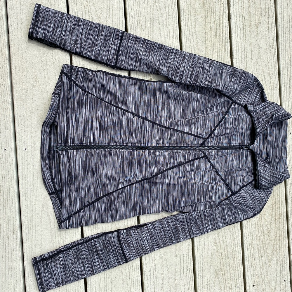 Zella heather grey athletic zip up (S)